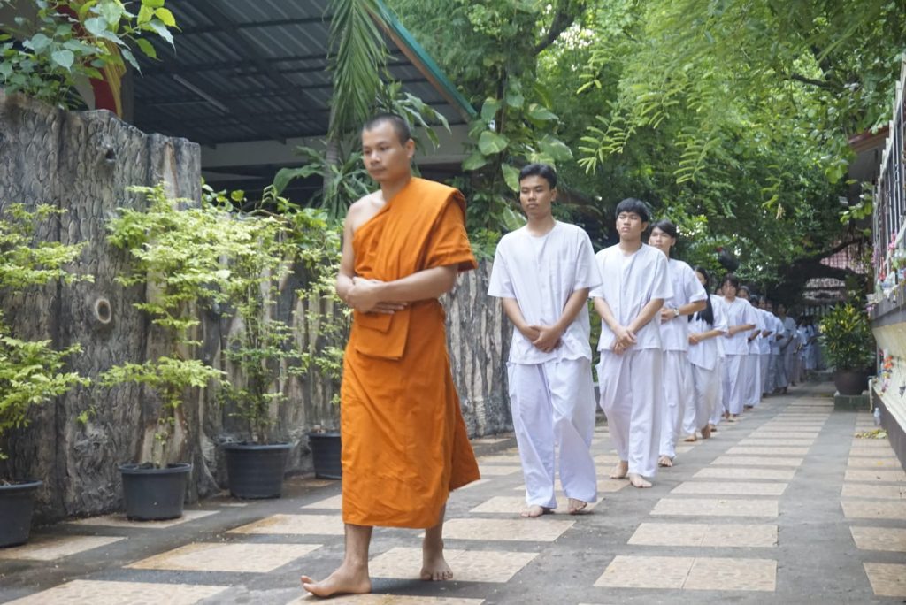 โครงการ “ปฏิบัติธรรมส่งเสริมคุณธรรม จริยธรรม สำหรับผู้เข้าศึกษาหลักสูตรประกาศนียบัตรผู้ช่วยพยาบาล”